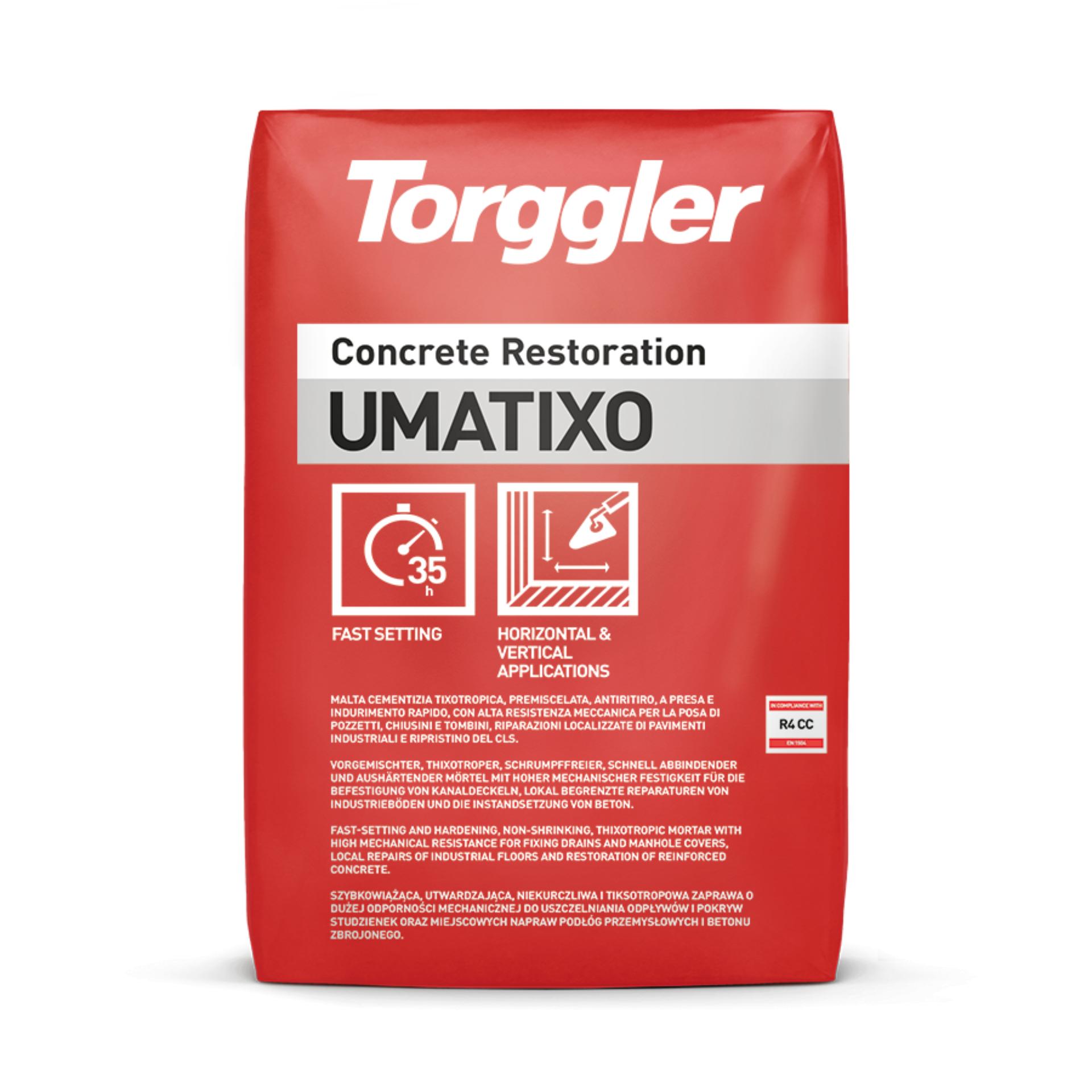 Umatixo Concrete Restoration, Cementitious Mortars, Cementitious