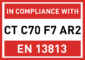 CTC70FAR2 - EN13813 CTC70FAR2 - EN13813