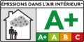 Émissions dans l’air intérieur A+ Émissions dans l’air intérieur A+