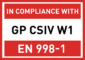 GPCSIVW1 - EN998-1 GPCSIVW1 - EN998-1